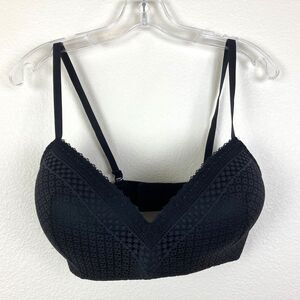 Maidenform Self Expressions Wireless Bra Size 38D Black SEO583 Convertible Strap